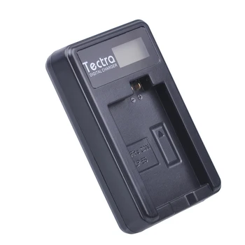 Tectra 2STK LP-E5 LPE5 1500mAh Li-ion Batteri+LCD-USB-Oplader til Canon EOS Rebel Rebel T1i XS 1000D Rebel XSi 500D, 450D Kys X3
