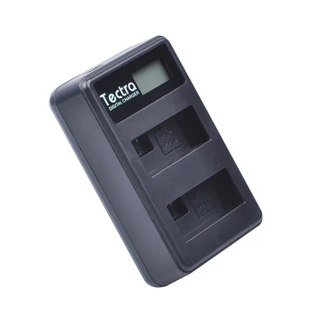 Tectra Hot Salg LP-E5 LPE5 LCD-Dual USB Oplader til Canon EOS Rebel Rebel T1i XS 1000D Rebel XSi 500D, 450D Kys Kys X3