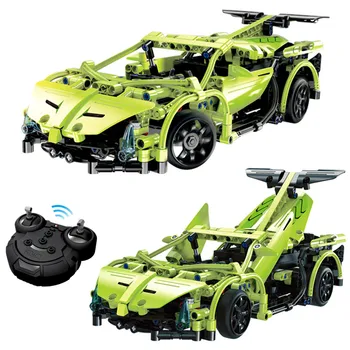 Teknik Series Simulation Bil Fjernbetjening byggesten DIY-toy kompatibel med LegoINGlys Pædagogisk Legetøj for Børn 453 Pc ' er
