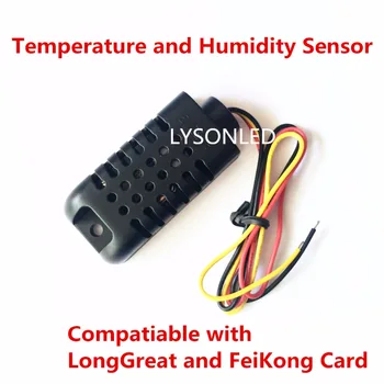 Temperatur-og fugtføler Til LED-Display Kontrol-Kortet , Compatiable med LongGreat og FeiKong LED Controller-Kort