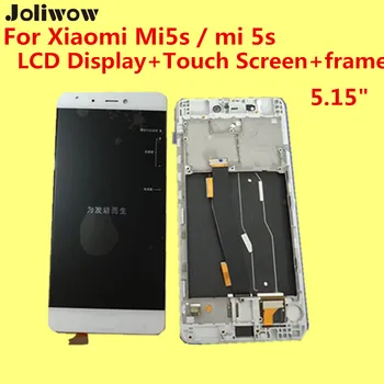 Testet! for Xiaomi Mi5s MI 5S LCD Display+Touch Screen+ramme Digitizer Assembly Udskiftning 5.15