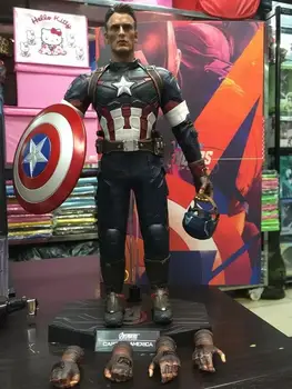 The Avengers 2, Captain America 1/6 Fælles løsøre PVC-Action Figur Model Collectible Toy 32cm HRFG448