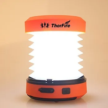 ThorFire 30-125LM LED Camping Lantern DC 5V USB-Genopladelige Mini Lommelygte Torch Light Lampe CL01 Sammenklappelige Håndsving Vandring