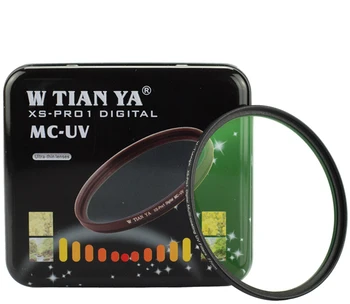 TIANYA SLANK Xs-pro1 46mm 16layers Multi-coating WTIANYA UV-Filter Til 46mm DSLR SPEJLREFLEKSKAMERA MC UV Ultraviolet Linse Protector