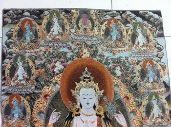 Tibet Nepal tara buddha Kuan statue Guan Yin thangka fred rigdom