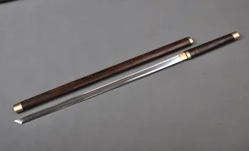 Tid Sværd Kirihaddukuri Lige Klinge Ninja Sværd Fuld Håndlavet 1060 Carbon Stål Praksis Japansk Samurai Sværd