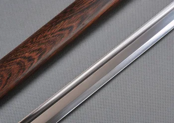 Tid Sværd Kirihaddukuri Lige Klinge Ninja Sværd Fuld Håndlavet 1060 Carbon Stål Praksis Japansk Samurai Sværd