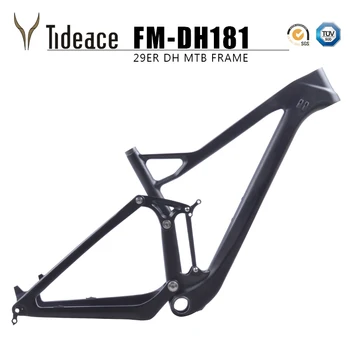 Tideace fuld twinloc suspension system carbon mountainbike ramme 29er disc mtb carbon 29er/27.5 er plus boost suspension ramme