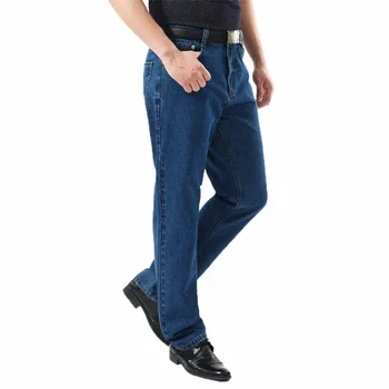 TIGER SLOT Mænd Vasket Denim Jeans, Casual Lige Denim Overalls til Mænd Brand Mandlige Klassiske Jeans Bukser Mænd Business-Bukser