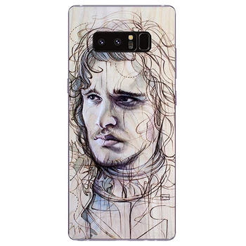 Til Game of Thrones Daenerys Drogon Jon sne lannister Blød Silikone Telefon dække Sagen Fundas Til Samsung Galaxy Note 8 Note8