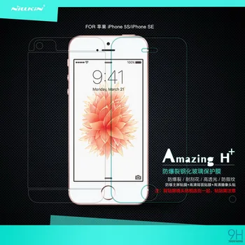 Til Iphone 5 5S SE Hærdet Glas Nillkin Fantastiske H/H+ skærmbeskytter Anti-Eksplosion 2.5 D Beskyttende Film Til Iphone5 Iphone5s