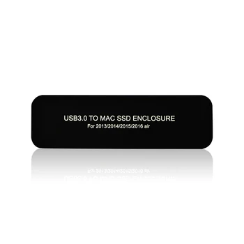 Til Macbook Air Pro 2013 2016 SSD Bærbare tilfælde, USB 3.0 og 16+12 pin slot Mobile Box HDD kabinet