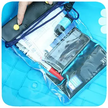 Tilfældig farve vandtæt pose i tasken til Stranden Svømning, Sejlsport telefonen/kameraet//papir dokument beskyttelse, opbevaring, Rafting værktøjer