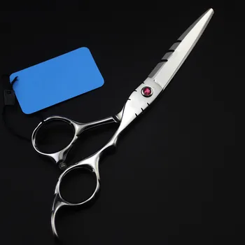 Tilpas professionelle Japan 5.5 & 6 tommer Laser wire frisør saks Sawtooth skære frisør sakse saks frisør sakse