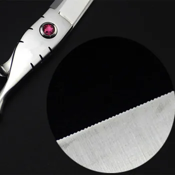 Tilpas professionelle Japan 5.5 & 6 tommer Laser wire frisør saks Sawtooth skære frisør sakse saks frisør sakse