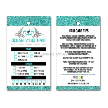 Tilpasset Kvinder Hair Extention papir hænge tags/hair etiketter/hair-extension swing tag/hair-tag/bånd gratis fragt 500 pc ' en masse