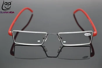 Titanium legering metal frame TR90 elastisk Mærke presbyopic briller Ultra light mænd kvinder læsning briller +1 +1.5 +2 +2.5 +3 +3.5+4