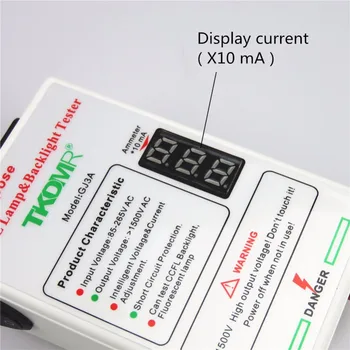 TKDMR Alle Størrelse CCFL Lampe Tester LCD-TV, værdiboks til Bærbar Baggrundslys Tester Output Strøm&Spænding Intelligent Justering Gratis Fragt