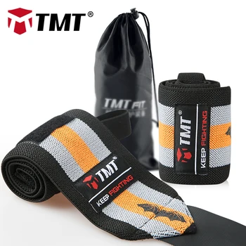 TMT Håndledsrem vægtløftning Hånd Wraps Crossfit Håndvægt Styrkeløft Wrist Support Sport Armbånd Bandage Træning Sikkerhed