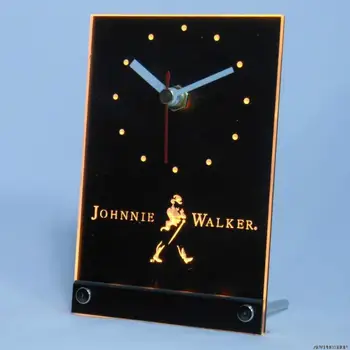 Tnc0102 Johnnie Walker Whiskey, Vin Bar, Bord, Skrivebord 3D LED-Ur