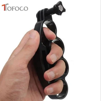 TOFOCO Håndholdte Finger-Finger Greb Mount til GoPro Hero 5 4 3 Xiaomi Yi 4K SJ4000 SJ5000 SJ6000 Eken h9 Kamera Selfie Tilbehør