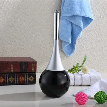 Toilet Toilet børste børste Sæt med stander Creativ Badeværelse toilet børste Ren stegepande-Gulvtæppe