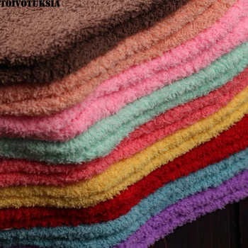 TOIVOTUKSIA Fuzzy Sokker til Kvinder Vinteren Bløde Doudou Materiale, Varm Fleece Sove Sokker