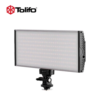 Tolifo Pt-30B 30 Ws Bicolor LED Video Lys Bærbare Panel med LED-Display og Hotshoe Monteret Kamera eller Videokamera og DSLR