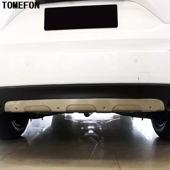 TOMEFON For Mazda CX-5 CX5 2017 2018 Tilbehør i Rustfrit Stål Udvendig Front & Rear Skid Plate Kofanger yrelsen Dække Stiker 2stk