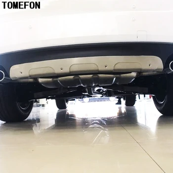 TOMEFON For Mazda CX-5 CX5 2017 2018 Tilbehør i Rustfrit Stål Udvendig Front & Rear Skid Plate Kofanger yrelsen Dække Stiker 2stk