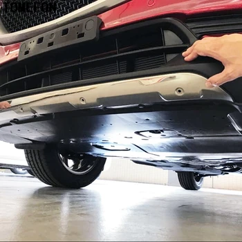 TOMEFON Tilbehør i Rustfrit Stål Udvendig Front & Rear Skid Plate Kofanger yrelsen Dække Stiker 2stk For Mazda CX-5 CX5 2017 2018