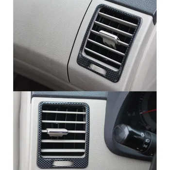 Tonlinker 14 STK DIY-Bil Styling Nye ABS Carbon Fiber Interiør panel dækker klistermærker Til TOYOTA Corolla Altis 2007-12 Dele