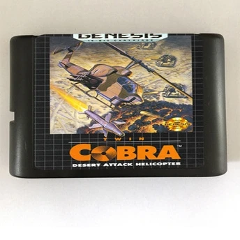 Top kvalitet 16 bit Sega MD spil Patron til Megadrive Genesis-system --- Dobbelte Cobra