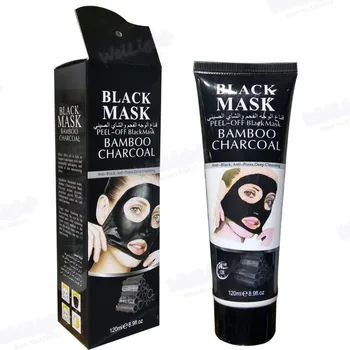 Top kvalitet 1Bottle sort hoved face mask maske af sorte punkter fjerne acne porer skønhed huden pleje trækul maske