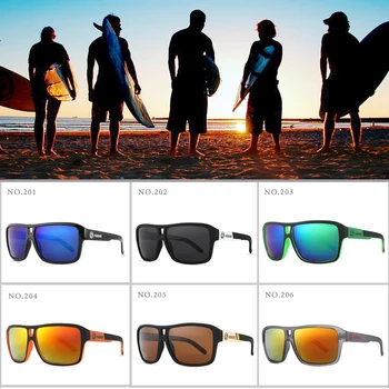 Top Sælger Dragon Stil Polariserede Solbriller Mænd Farve-Mix Udendørs Sol Briller Til Alle Ansigt Med Skull Zip-Box KD520
