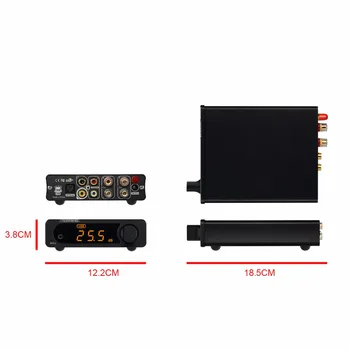 TOPPING MX3 TDA7498E MINI Bluetooth, Multifunktions Digital Hifi audio-Forstærker 40w * 2 USB-Coax, Fiber-Dekoder Forstærkere