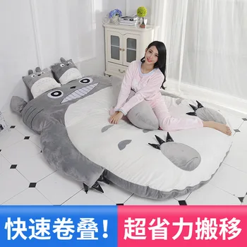 Totoro dovne sovesofa Enkelt tegnefilm tatami måtter Dejlige kreative lille soveværelse og sovesofa stol