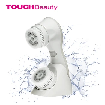 TOUCHBeauty Smart Genopladelige Dual-Hoved Optisk Facial Cleansing Pensel med Indbygget Sensor og Timer TB-1582