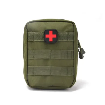 Tourbon Udendørs EDC Molle Taktiske Pose Emergency First Aid Kit Taske, Camping Vandring, Klatring Medicinske Kits Tasker
