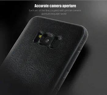 TPU Luksus Læder taske til Samsung Galaxy Note 8 TPU Cover Soft Phone Case for samsung s8 G9500 etui til Galaxy S8Plus G955
