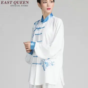 Traditionel kinesisk bruce lee tøj kvinder kung fu uniform tai chi uniform kampsport passer performance tøj KK477 Q