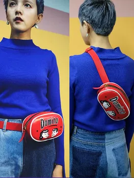 Travel Mode Mini PU Læder bæltetaske i Talje Bag Bananka Vandtæt Antitese Kvinder at Gå Shopping Belly Band-Bælte Taske