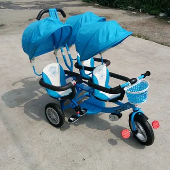 Tre baby-motorcykel nye ankomst triple baby klapvogn med paraply tre pladser barnevogn