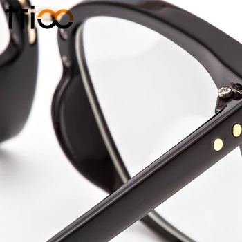 TRIOO Nye Black Cat Eye Kvinder Briller Klar Linse Brille Ramme 2017 Mode Kvindelige solbriller Optiske Briller Gennemsigtig