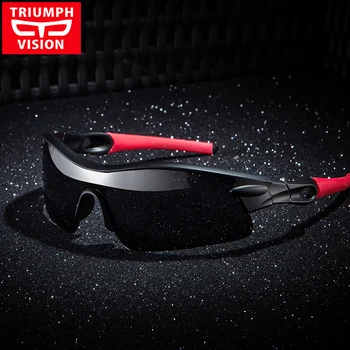 TRIUMPH VISION Professionel Goggle Herre Polaroid Solbriller Linse Sports solbriller til mænd UV400 Solcreme Polariseret Nuancer Mandlige