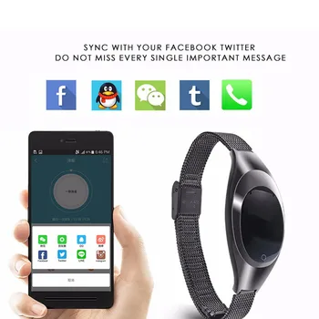 TROZUM Kvinder Mode Z18 Smart Ur armbånd Med Blodtryk pulsmåler, Skridttæller, Fitness Tracker Fo Android, IOS