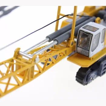 Trykstøbt legering 1:87 Crawler Tower Kabel-Gravemaskine Diecast Model Teknik Køretøj Tower Kran Samling Gave for Kids Legetøj