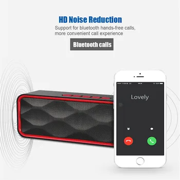 Trådløs Bluetooth Højttaler Bærbar Mini Højttaler HIFI Stereo Højttaler Udendørs Sport Sound Box Understøtter FM-Radio TF Kort