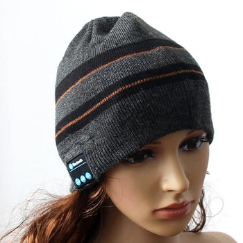 Trådløs Bluetooth Smart Cap Headset, håndfri Telefon, Musik Hovedtelefoner Dobbelt Varm Beanie Hue Caps Øretelefon Pandebånd til Vinter