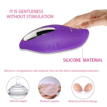 Trådløs fjernbetjening vibrerende trusser, klitoris vibrator sex legetøj til kvinde adult mini legetøj